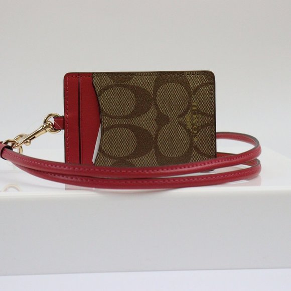 COACH 63274 ID LANYARD IN SIGNATURE CANVAS - Picture 6 of 6
